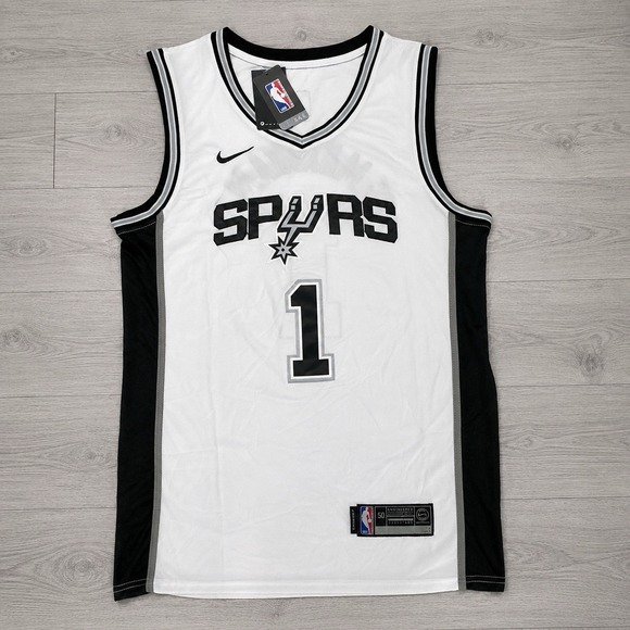 Nike Other - NWT Nike San Antonio Spurs Victor Wembanyama #1 White NBA Swingman Jersey L /50